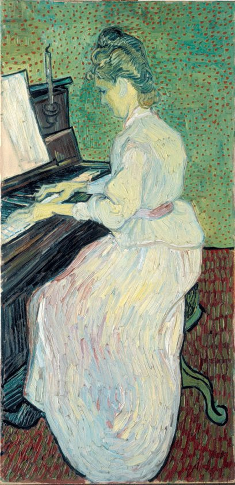 Marguerite Gachet At The Piano